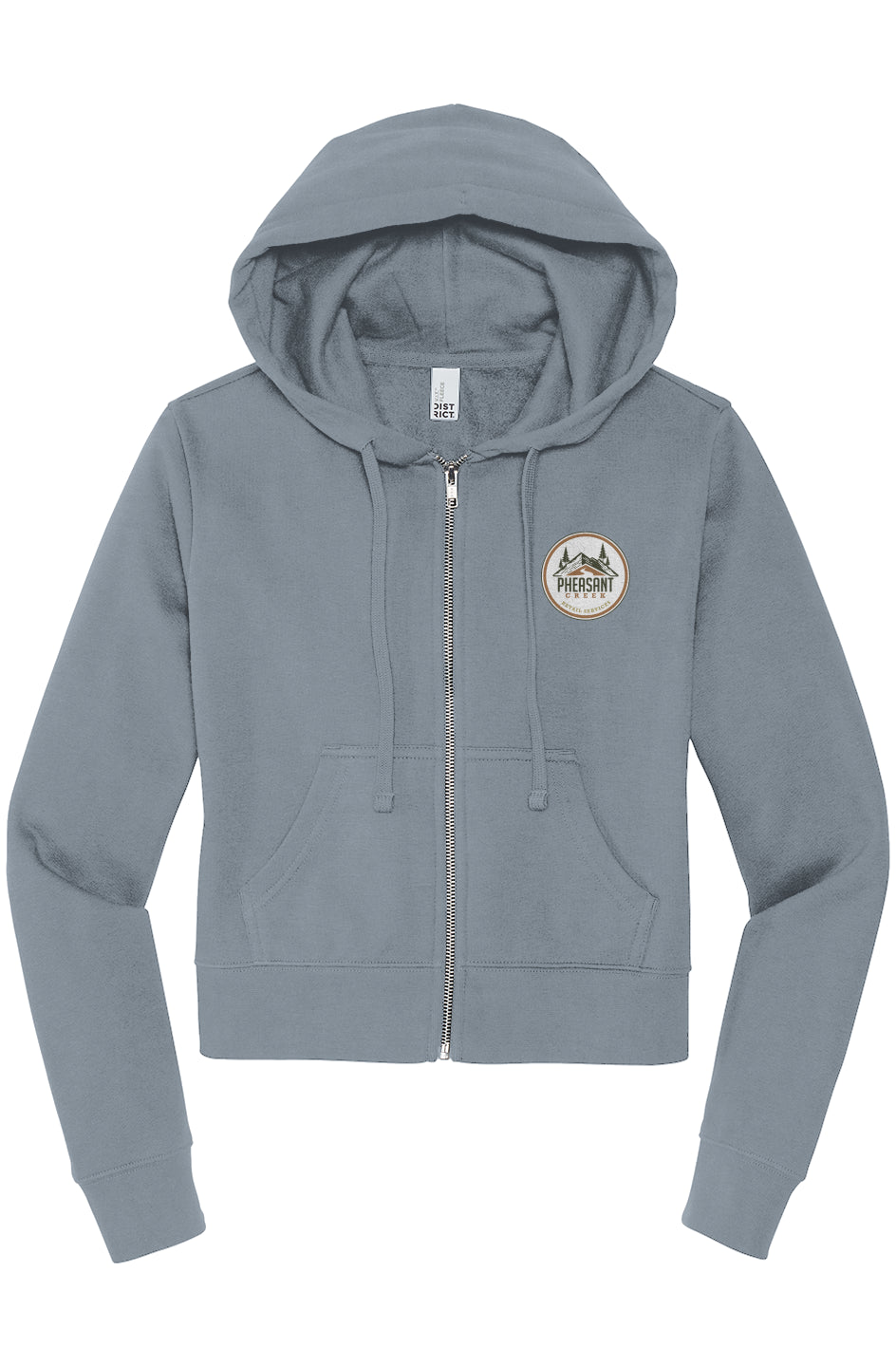 Pheasant Creek District Womens Zip Hoodie