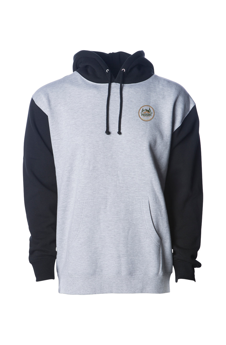 Pheasant Creek Independent Trading Grey Heather/ Black Heavyweight Hoodie