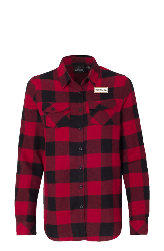 Pheasant Creek Women's Long Sleeve Red Flannel